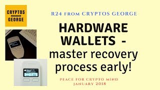 Hardware Wallets master recovery EARLY trezor (R24)