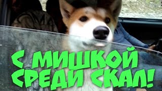 С Мишкой среди скал!