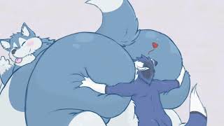 WALLPAPER : BIG BUTT AND BELLY FURRY !!! ( inflation )