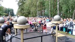 BEST NORDIK STRONGMAN,Юрмала,3сентября2016.Камни Атласа( 100,120,140,160,180,200)Артис Пливда