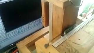 Wooden CNC machine with homemade Closed-loop drives ◄ DIY or DIE