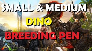 Ark : Survival Evolved | How to Build Breeding Pen for small to medium dinosaurs