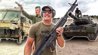 Раздавил автодом на танке! | Разрушительное ранчо 