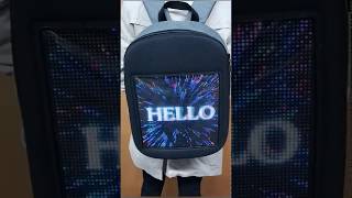 Рюкзак с LED дисплеем. LED Display Backpack