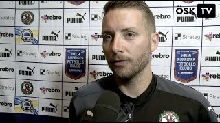 Axel Kjäll efter matchen mot MFF