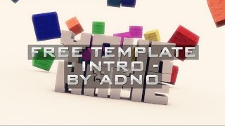 FREE! Minecraft Party Blocks Intro Template [C4D/AE] /w Tutorial