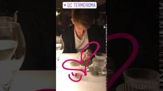 Daniele Rugani alle Terme di Roma con Michela Persico