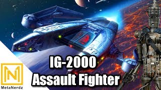 IG-88's Bounty Hunter Ship - IG-2000 Aggressor Assault Fighter - Star Wars Bounty Hunter Ships
