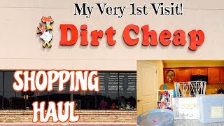 DIRT CHEAP SHOPPING HAUL | Discount Store | My Very 1st Visit