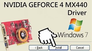 Geforce4 MX 440 driver fix Windows 7 - 8 - 10