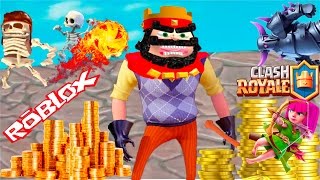 ВРЕДНЫЙ СОСЕД КОРОЛЬ Смешное видео для детей ЗАХВАТ ВЛАДА  - КЛЕШ ROBLOX KIDS KIDS