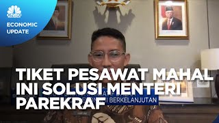 Solusi Mas Menteri Parekraf Atasi Harga Tiket Pesawat Mahal