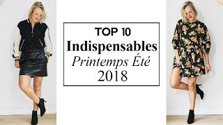 Guide tendances : Top 10 indispensables Printemps Eté 2018