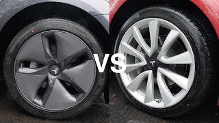 Model 3 Wheel Noise Comparison - 18" Aeros vs 19" Sport