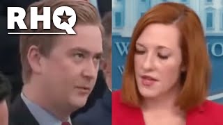 Jen Psaki And Peter Doocy BATTLE Over Gas Prices