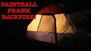 McJuggerNuggets Tent Paintballed (Broken Lens)