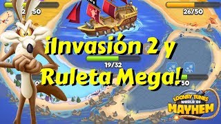 Looney Tunes Un Mundo de Locos - Invasión 2 y Ruleta Mega
