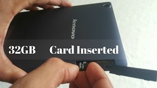 Lenovo Tab 2 A8-50F How to insert  Micro sd card