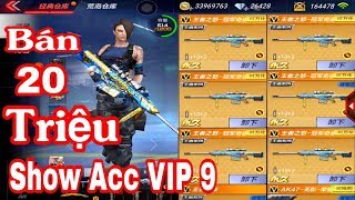 CF Mobile/CF Legends | Nghỉ Game Bán Acc Vip 9 20 Triệu Show Kho Đồ Nhiều VIP