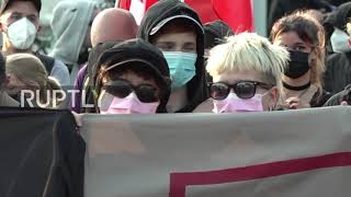 Germany: Anti-fascist protesters rally against AfD party on election day in Berlin