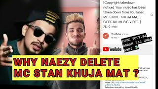 WHY NAEZY DELETE MC STΔN KHUJA MAT? | GULLYBOY REVIEW | MC STΔN THREAT TO NAEZY | YE HI INDIA HIPHOP