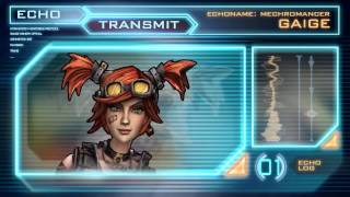 Gaige the Mechromancer Echo Log 01 Rus Русские Субтитры