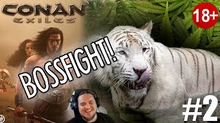 WHITE TIGER BOSSFIGHT! | Conan Exiles #3
