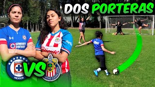 CHIVAS VS CRUZ AZUL CON DOS PORTERAS. BALONAZOS, GOLPES Y RISAS | Dúo Dinámico