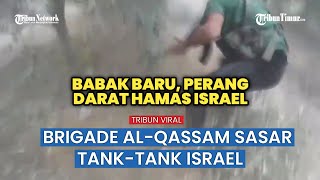 Detik-detik Pejuang Brigade Al-Qassam Gempur Kendaraan Lapis Baja Israel dengan Senjata RPG