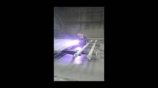 Электродуговая металлизация цинком связей ЛЭП.Metal arc spraying