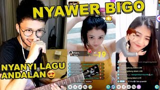 NYAWER BIGO BERUJUNG VIDEO CALL PAKEK LAGU ANDALAN!! UNCHH ??