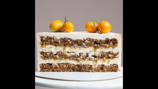 Морковный торт с карамелью и орехами СЛАДКИЕ СУББОТЫ