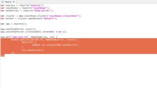 Getting Started with Node.js and Couchbase