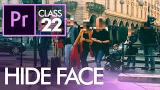 Hide Face in Video - Adobe Premiere Pro CC Class 22 - Urdu / Hindi