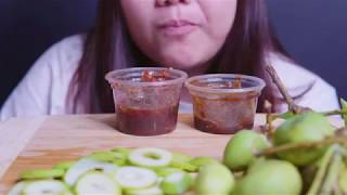 ASMR Sour Mango - Crunchy Eating Sounds | Oriental ASMR