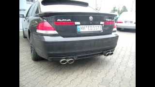SIM Performance Auspuffanlage am BMW 760LI E65