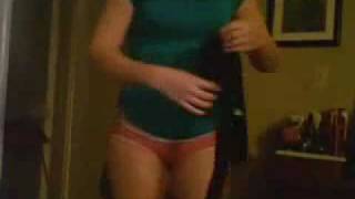 Putting on my tights!!!