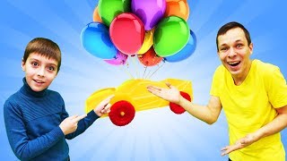 Видео для детей: эксперименты! Опыты с магнитом и машинки. Экспериментариум