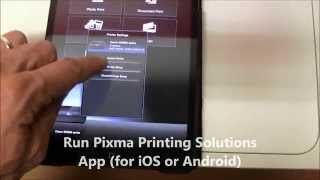 Pixma   MG2900 series unpacking, setting up to wifi with smartphone tablet, printer information page
