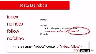 Corso SEO - File robots.txt, meta tag robots e rel="nofollow" (Lez. 42) - HD