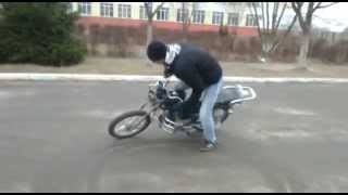 Отжиг на мопеде Альфа 110cc))))
