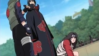Itachi and Kisame vs Kakashi, Kurenai and Asuma