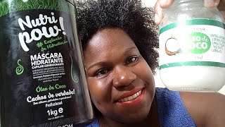 Hidratando o Crespo com Máscara Kanechom  e Óleo de Coco Soft Hair