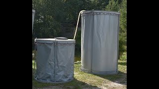 Видеоинструкция. Монтаж Резервуара разборного вертикального/ Mounting "vertical Tank portable"