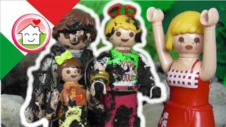 Playmobil film italiano Bagno di fango La famiglia Hauser