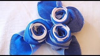 Розы из Салфетки. Украшение Праздничного Стола