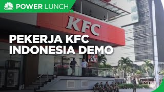 Pekerja KFC Indonesia Gelar Aksi Demonstrasi
