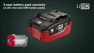 Metabo LIHD Set de acumulatori 18 V, 4,0 Ah / 5,2 Ah