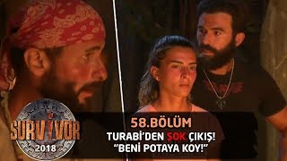 Turabi'den konseyde şok çıkış! "Beni potaya koy" | 58.Bölüm | Survivor 2018