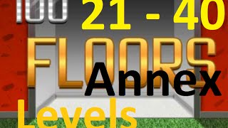 100 Floors annex - Level 21 - 40  (21 - 40 уровень) Walkthrough прохождение
